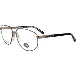 Harley Davidson HD0977 Men's Eyeglass Frame Matte Light Nickletin